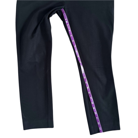 Anthropologie The Essential Slim trousers pants Women's 2P Black Ankle office - Picture 9 of 14